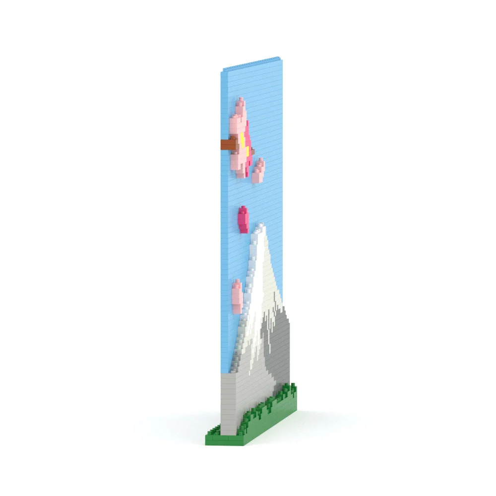 Mount Fuji Brick Painting 01 - Image 3
