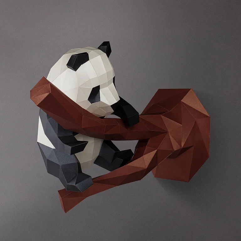 Panda Model Paper Wall Art - Image 5