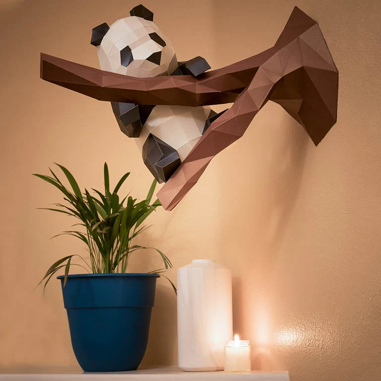 Panda Model Paper Wall Art - Image 7